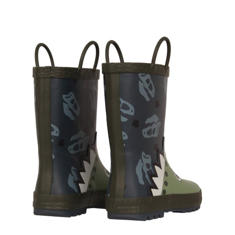 Gelert Print Welly Ch44 Dinosaur