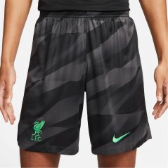 Nike Liverpool Goalkeeper Home Shorts 2023 2024 Adults Black/Green
