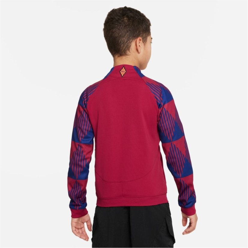Nike Barcelona Anthem Jacket 2023 2024 Juniors Red/Blue