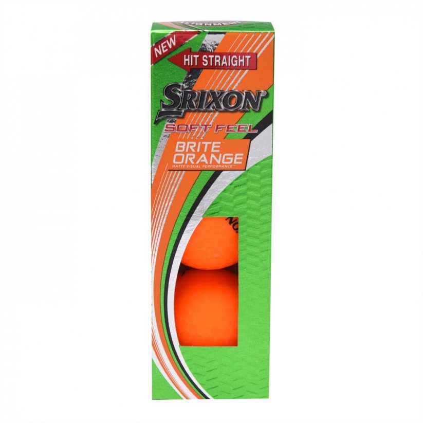 Srixon Soft Feel Golf Balls 12 Pack Orange