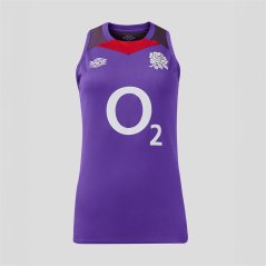 Umbro England Rugby Vest 2024 Womens Violet/Red