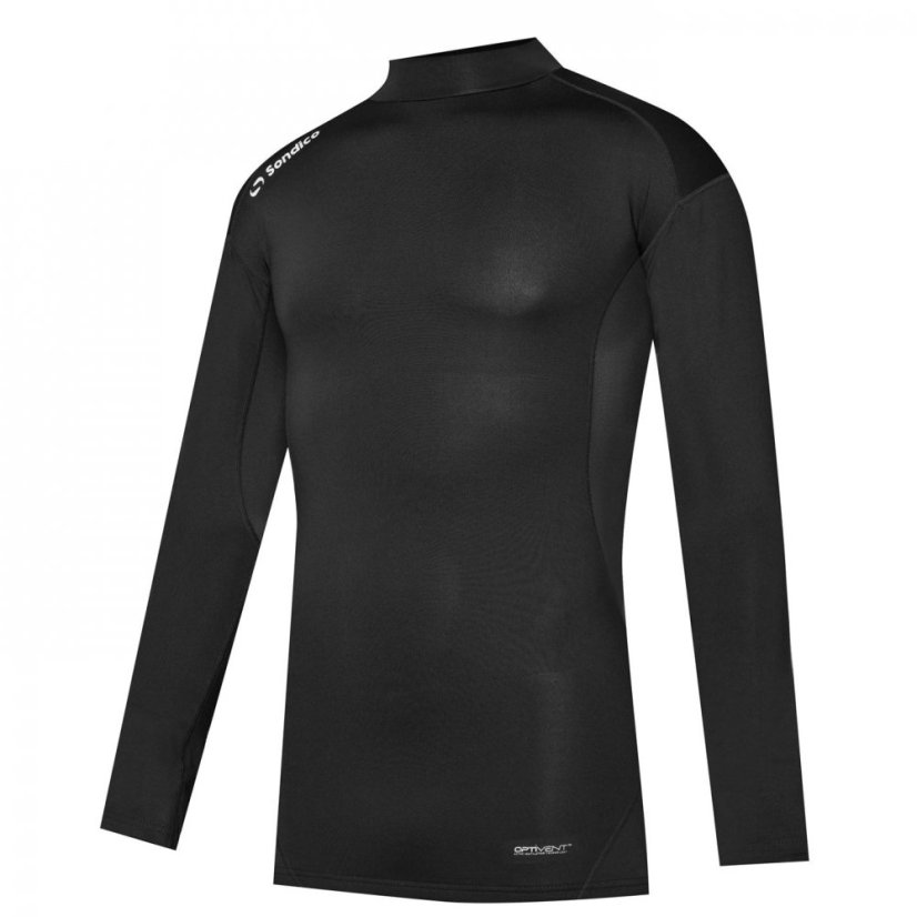 Sondico Base Mock Neck Mens Black