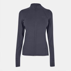 USA Pro Women's Core Fitness Long Sleeve Slim Fit Performance Training Jacket Navy