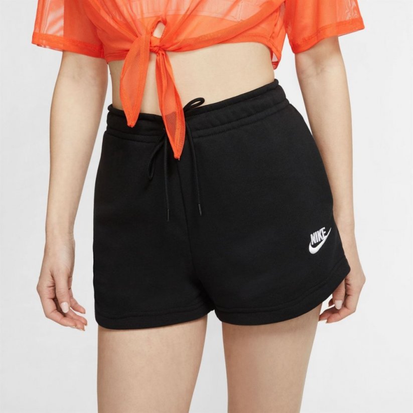 Nike Sportswear Essential French Terry Shorts Womens Black