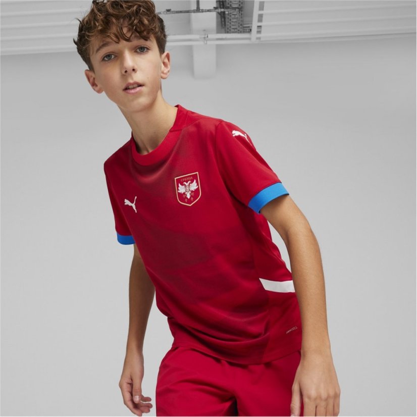 Puma Serbia Home Shirt 2024 Junior Red