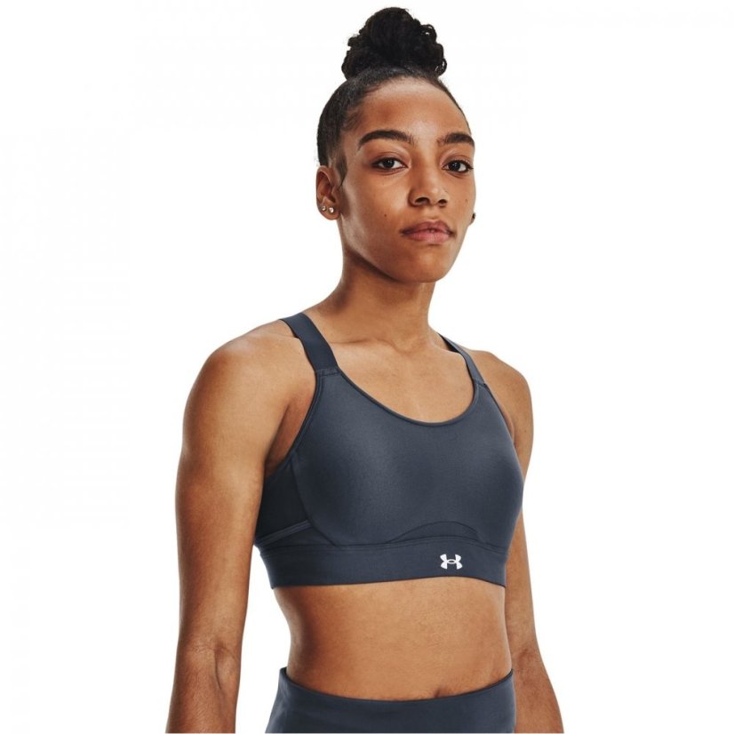 Under Armour Armour Ua Infinity Crossover High Impact Sports Bra Womens Downpour Grey
