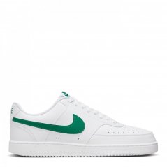 Nike Court Vision Low Trainers Mens White/Green