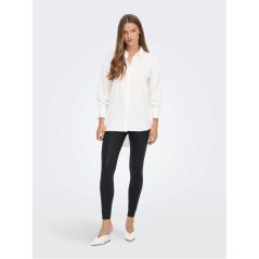 Only Women's Long Sleeve Plain Shirt Cloud Dancer