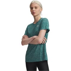 Under Armour Tech Twist Short Sleeve Womens Rack Green