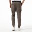 Fabric Cargo Trousers Mens Brown