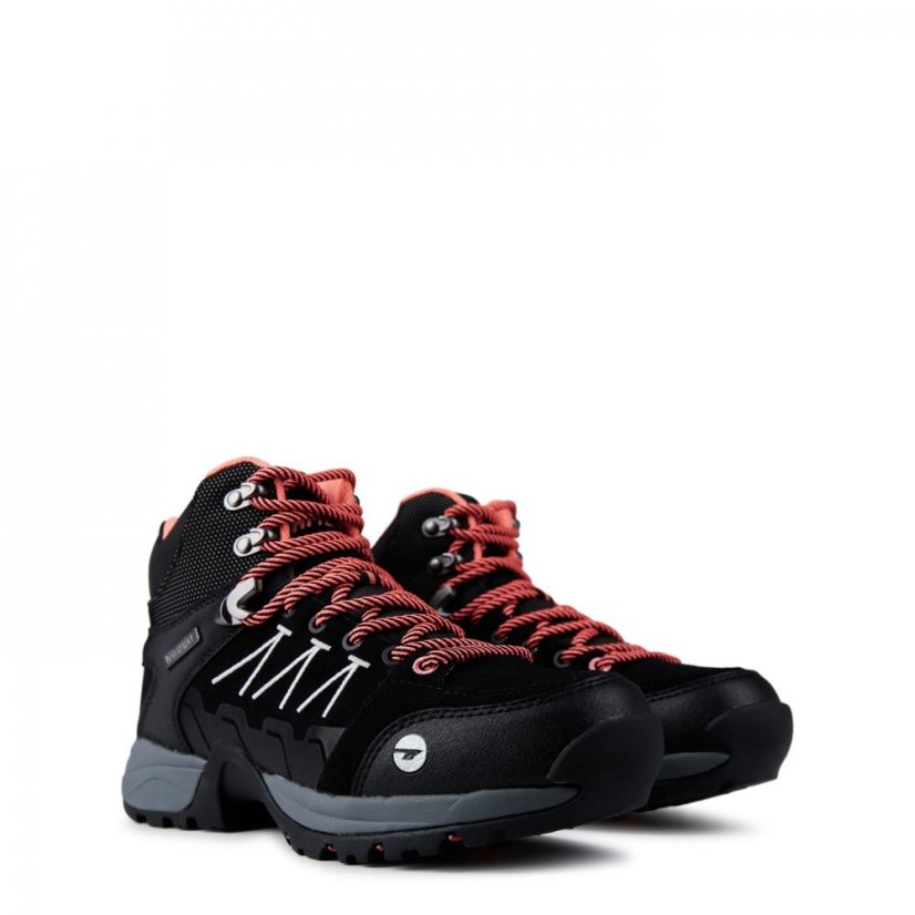 Hi Tec V-Lite Orion Mid WP Walking Boot Ladies Blk/Watermelon