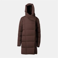 Gelert Women's Ottawa Hooded Long Sleeve Slim Fit Down Jacket Brown
