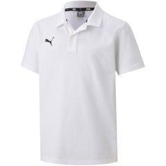 Puma Teamgoal 23 Short-Sleeve Polo Shirt White