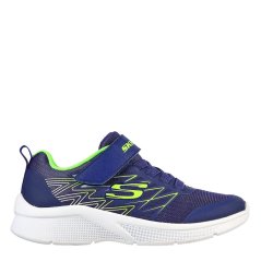 Skechers T Runners Child Boys Navy/Lime