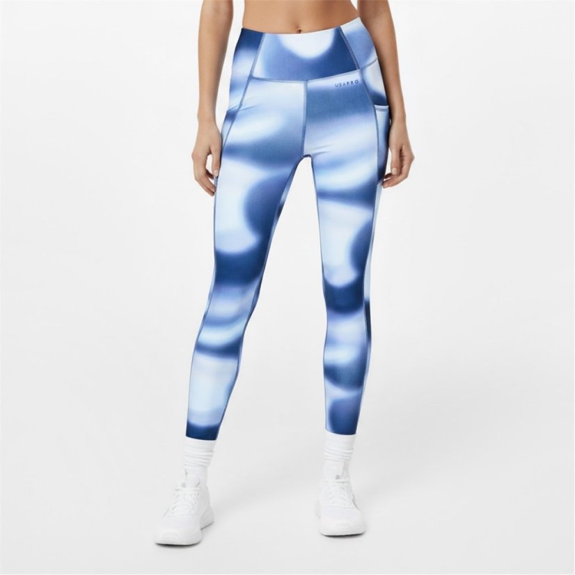 USA Pro USAPro Core High Rise Leggings Womens Swirl Ombre