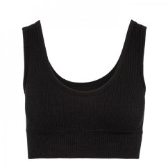 Miso Crop Top Womens Black