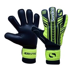 Sondico Aerospine Goalkeeper Gloves Black/Yellow