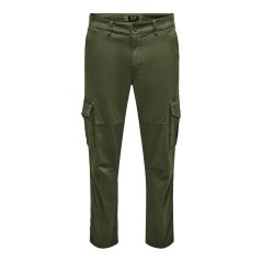 Only and Sons Men's Dean Cargo Trousers Olive Night