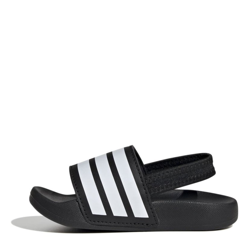 adidas Adilette Estrap Slides Infants Black/White