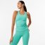 USA Pro x Sophie Habboo 2in1 Ruched Tank Top Dusky Green