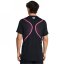 Under Armour HeatGear Armour Fitted Short Sleeve Training Top Mens Blk/AstroPink