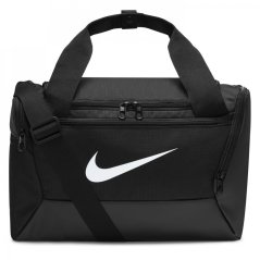 Nike Brasilia Duffel Bag (Extra Small) Black/White