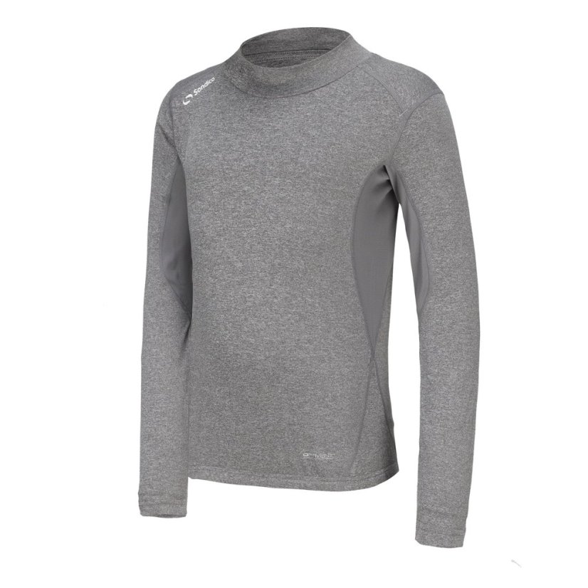 Sondico Mock Neck Baselayer Juniors Grey