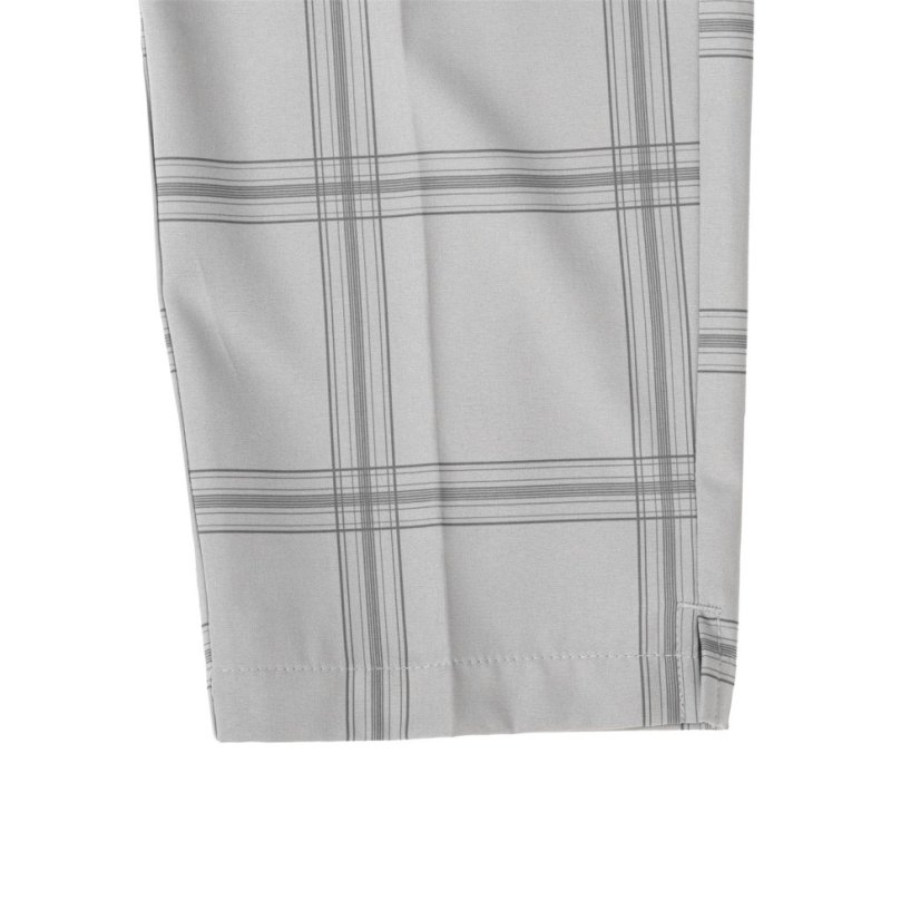 Slazenger Check Golf Trousers Mens Grey