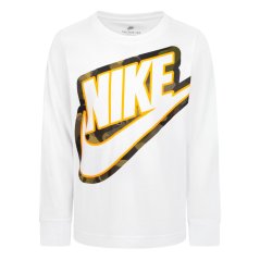 Nike Kids' Outline Camo T-Shirt White
