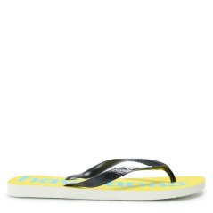 Havaianas Unisex Adults Top Logomania Ruby Red Flip Flops White/Black