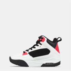 Everlast Kids' Layup Lace Up Basketball Trainers White/Black/Red