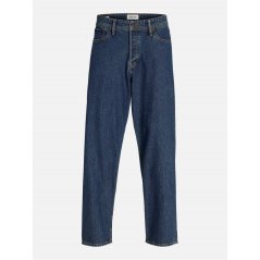 Jack and Jones Eddie Baggy Jeans Mens Blue Denim