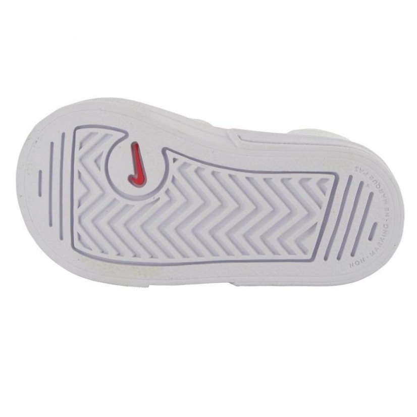 Nike Capri Leather Infant Girls Trainers White/Red