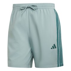 adidas Essentials 3-Stripes Shorts Sage/Teal