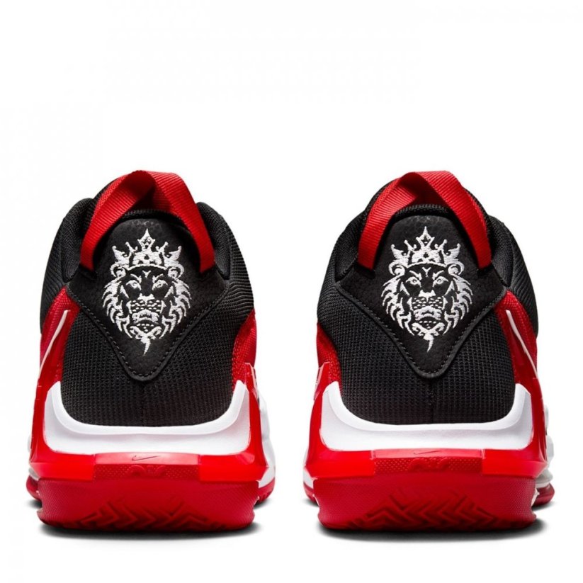 Nike LeBron Witness 7 basketbalové boty Blk/Red/Wht