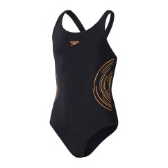Speedo Kids' One Piece Swimsuit Black/Orange