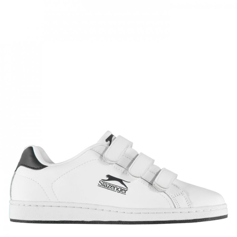 Slazenger Ash Vel Junior Trainers White/Navy