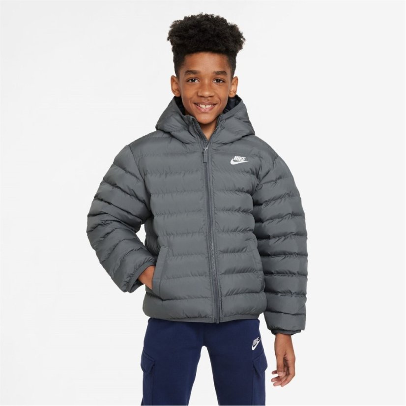 Nike NSW Filled Jacket Junior Smoke Grey