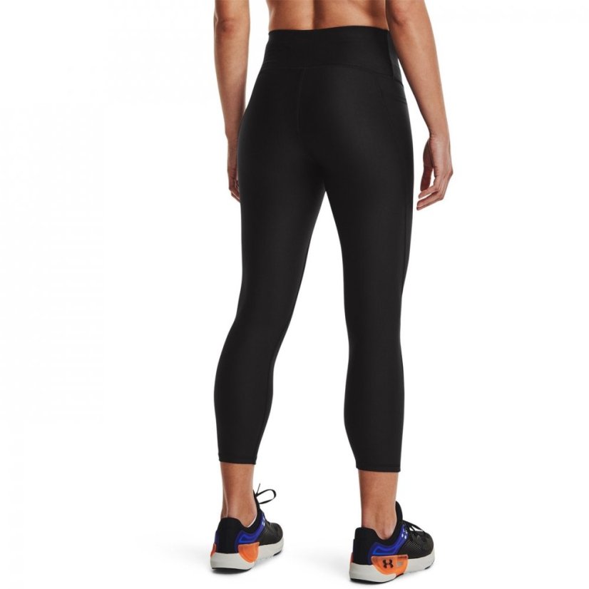 Under Armour Tech No-Slip Waistband Ankle Leggings Womens Black