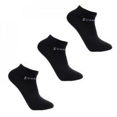 Everlast 3 Pack Trainer Socks Junior Black