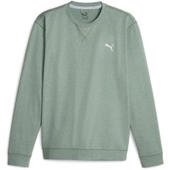 Puma Heather Crewneck Eucalyptus