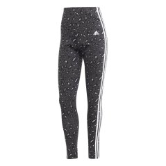 adidas Essentials 3 Stripe Leggings Womens Animal Print