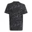 adidas Essentials Allover Print T-Shirt Junior Boys Black