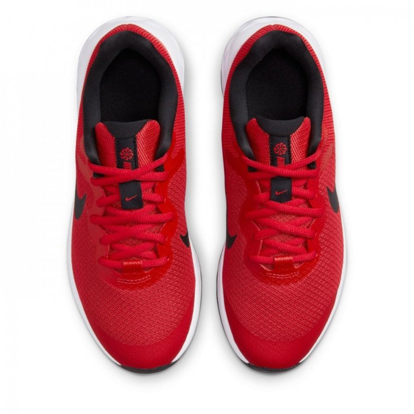 Nike Revolution 6 Junior Running Shoes Red/Black