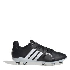 adidas Adizero RS15 Rise Womens Soft Ground Rugby Boots Black/White