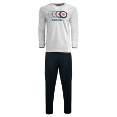 Lambretta Loungewear Set Grey/Navy