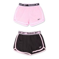 Reebok Kids' Mesh Jersey Jogger Shorts Black
