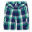 Puma (8) Beach Check Walkshorts Infants Green