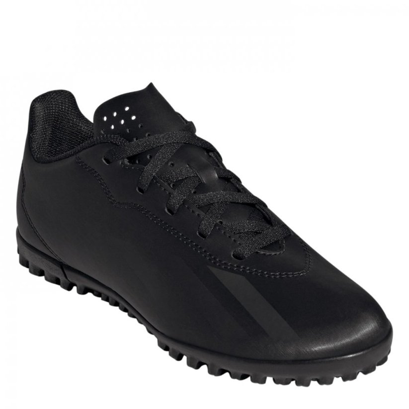 adidas X Crazyfast Club Junior Astro Turf Football Boots Black/Black