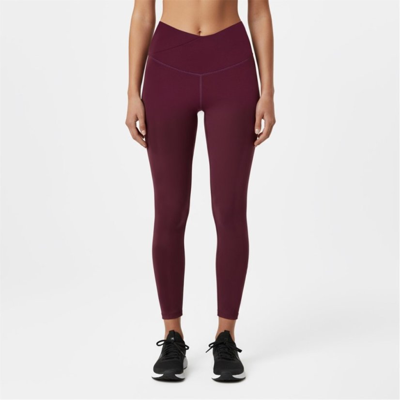 USA Pro Wrap Legging Womens Dark Cherry